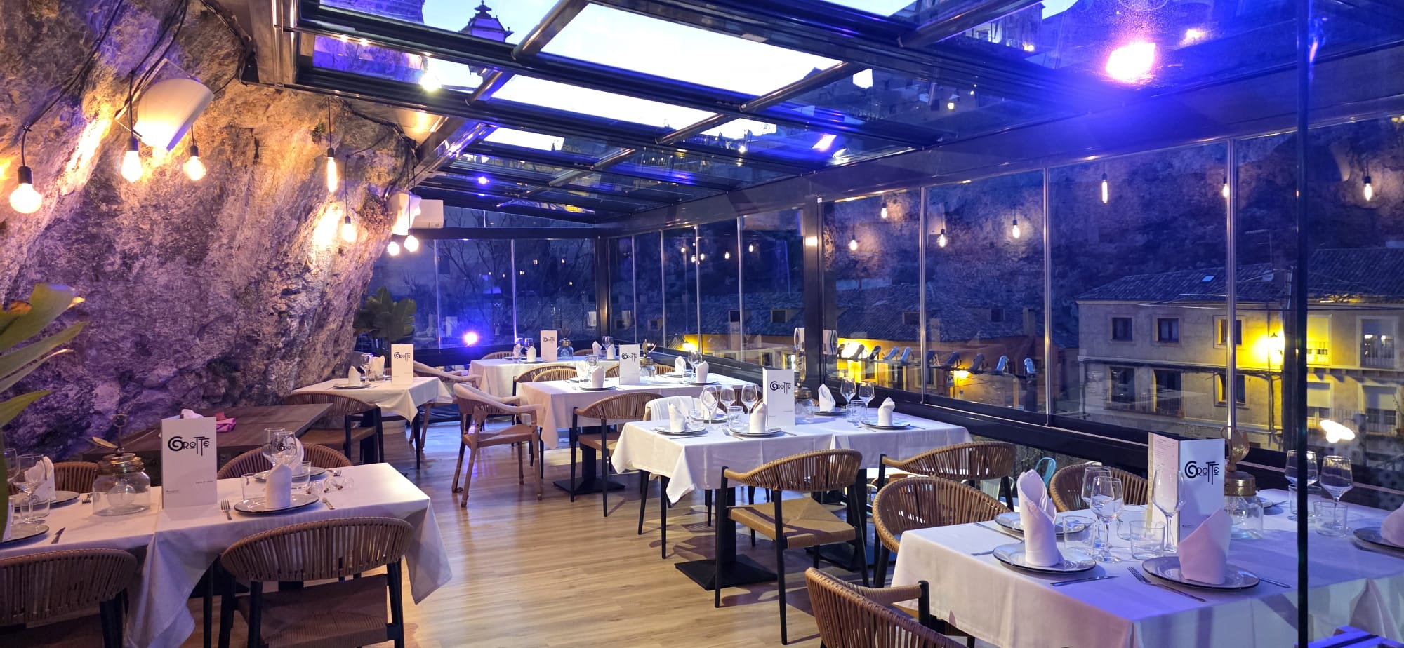 cerramientos acristalados en restaurantes